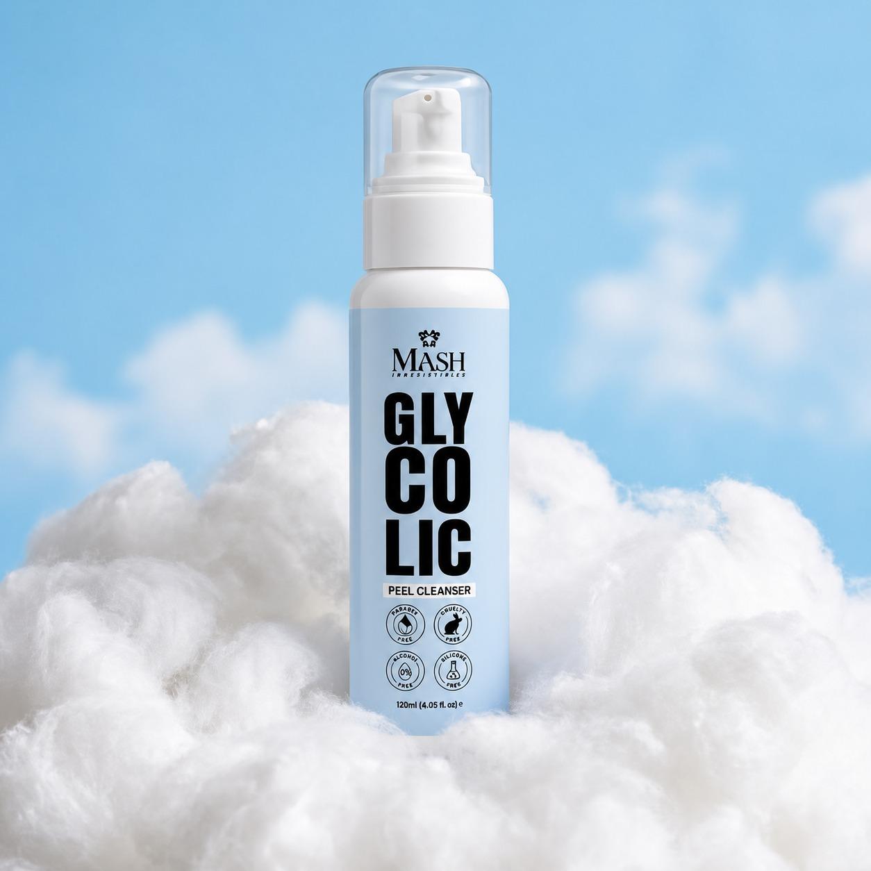 MASH Glycolic Peel Cleanser ingredients and directions