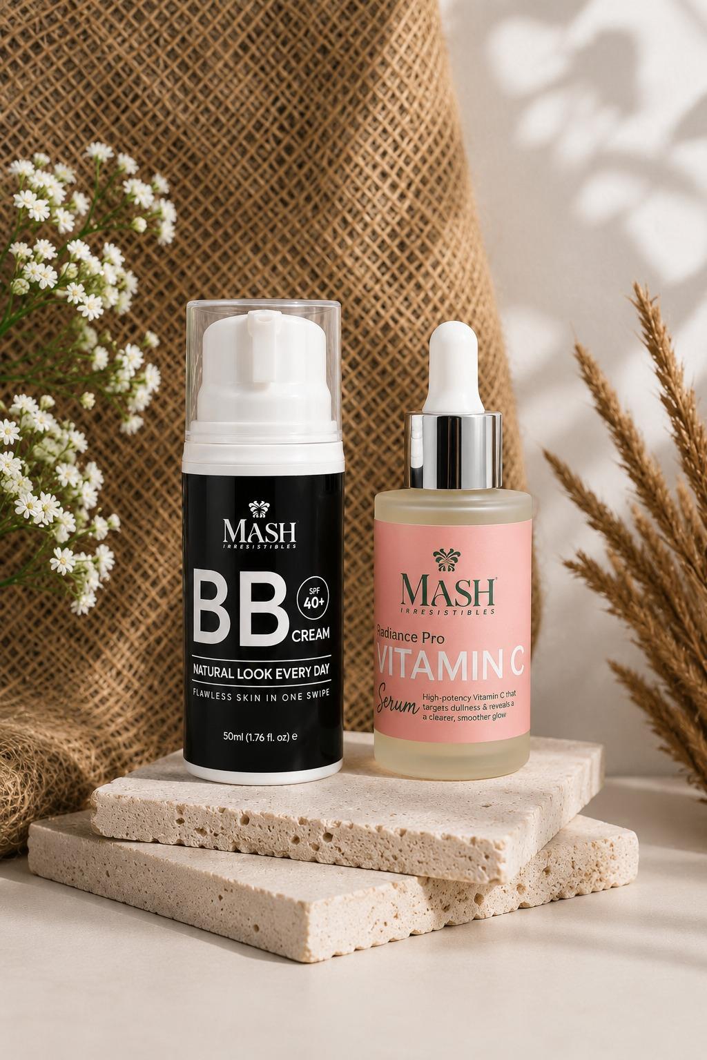 MASH Radiance Pro Vitamin C Serum and BB Cream