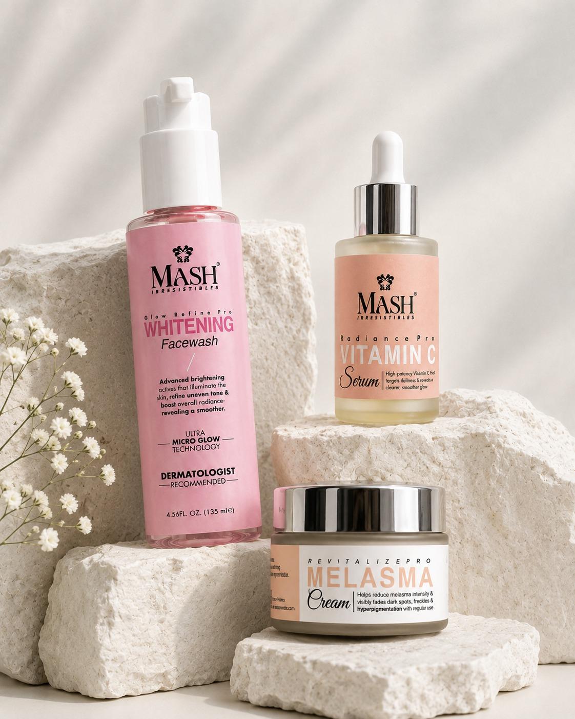 MASH Vitamin C and pigmentation care skincare products