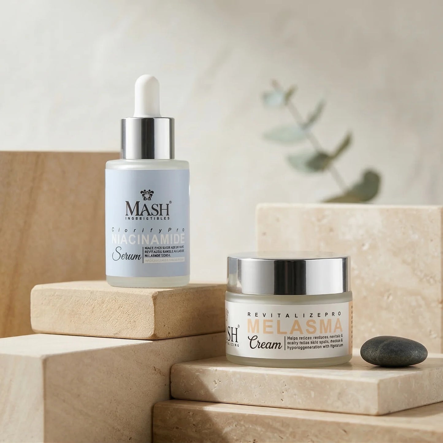 Melasma Cream & Niacinamide Serum Bundle